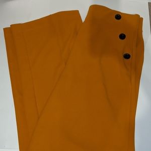 Mustard Flare Leg Sailor Bottoms